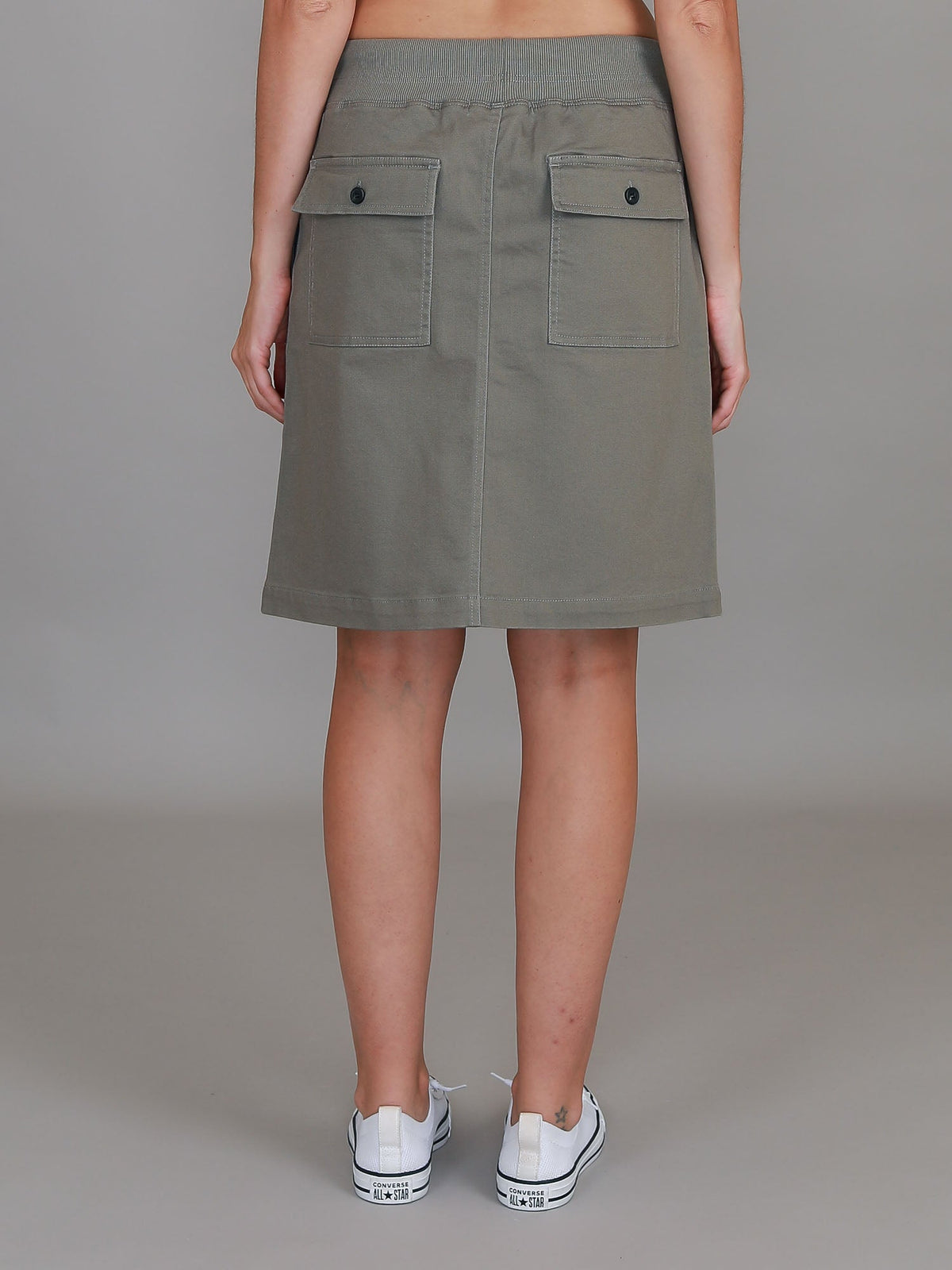 Pisces | Women's Drawstring Chino Skirt – Cotton Twill