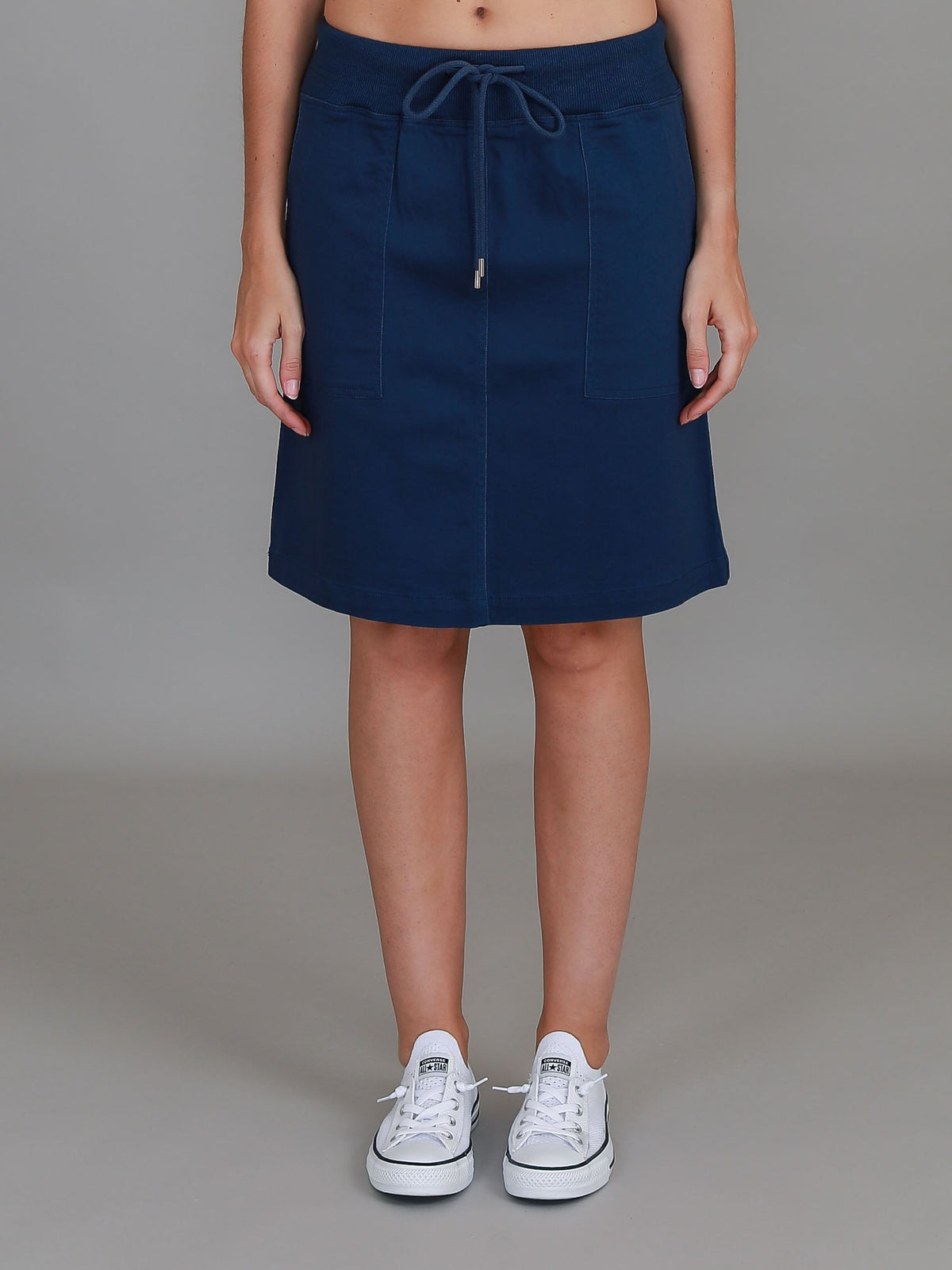Pisces | Women's Drawstring Chino Skirt – Cotton Twill