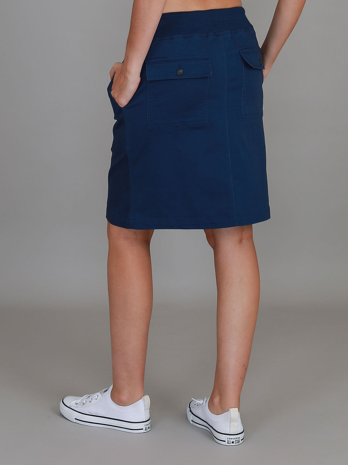 Pisces | Women's Drawstring Chino Skirt – Cotton Twill