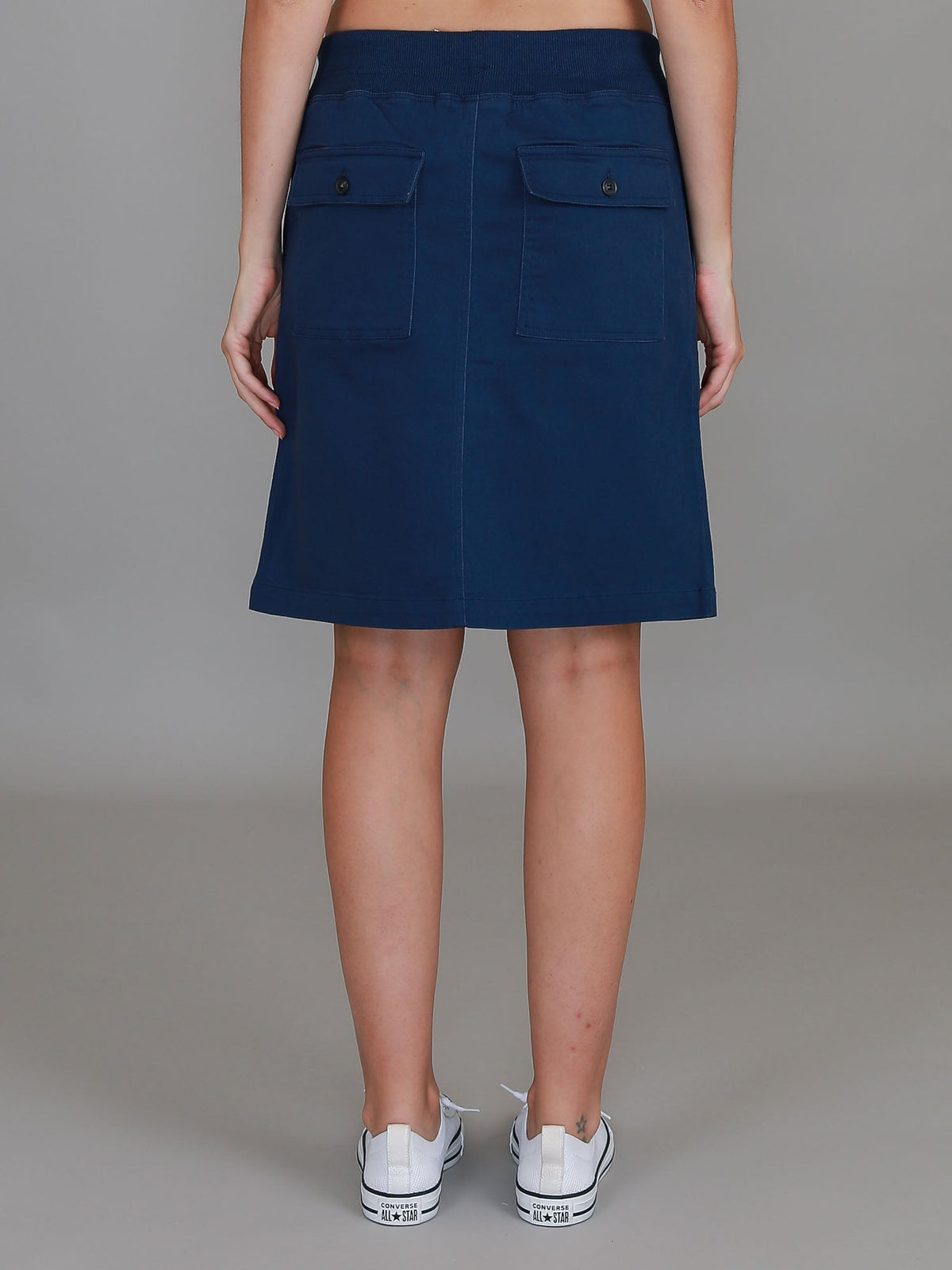 Pisces | Women's Drawstring Chino Skirt – Cotton Twill