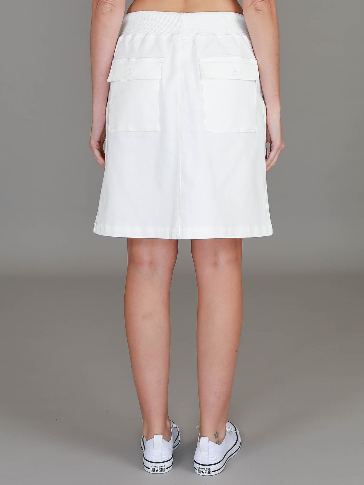 Pisces | Women's Drawstring Chino Skirt – Cotton Twill