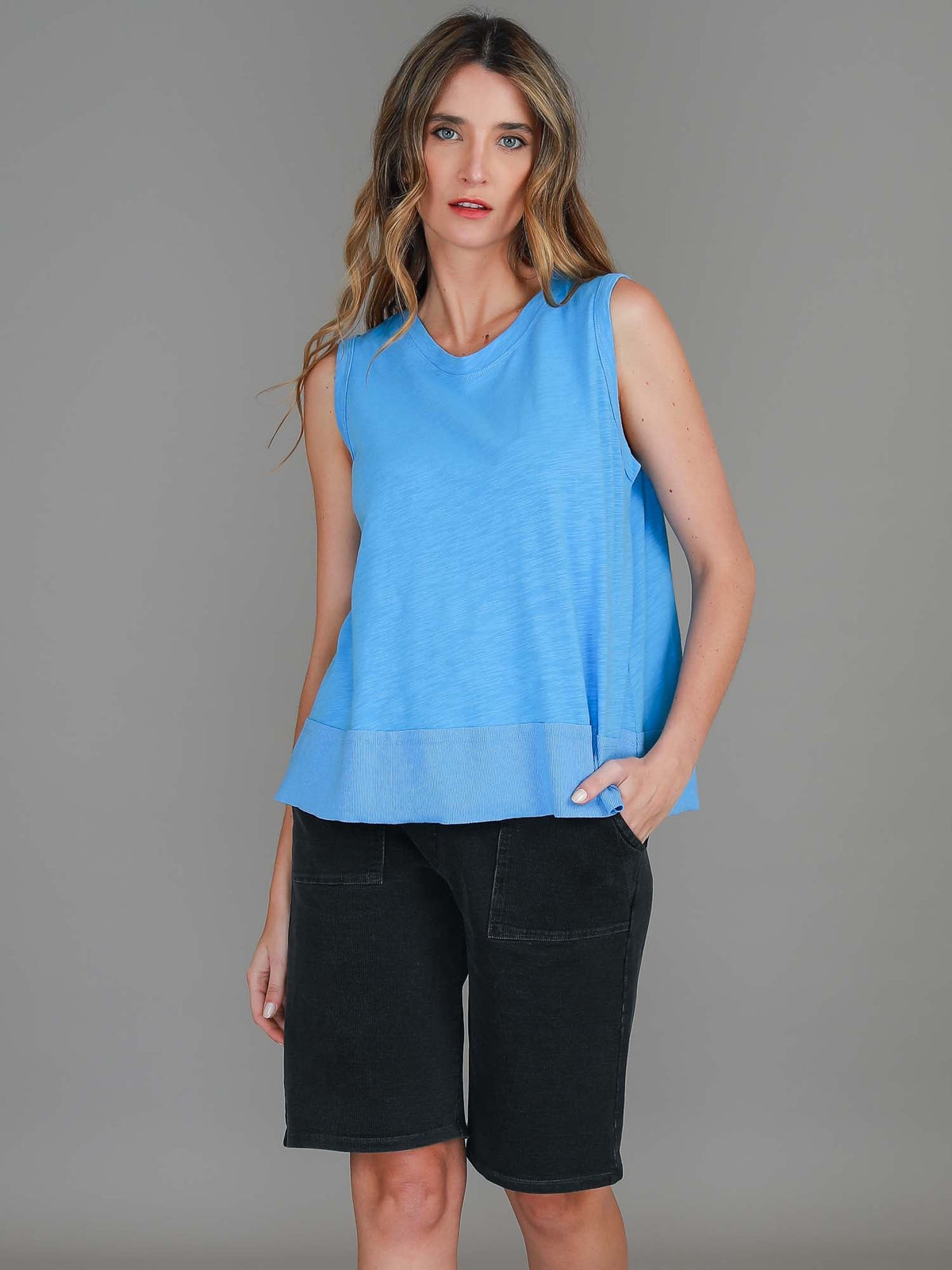 Sonya | Women's Tank Top – Cotton Slub Jersey