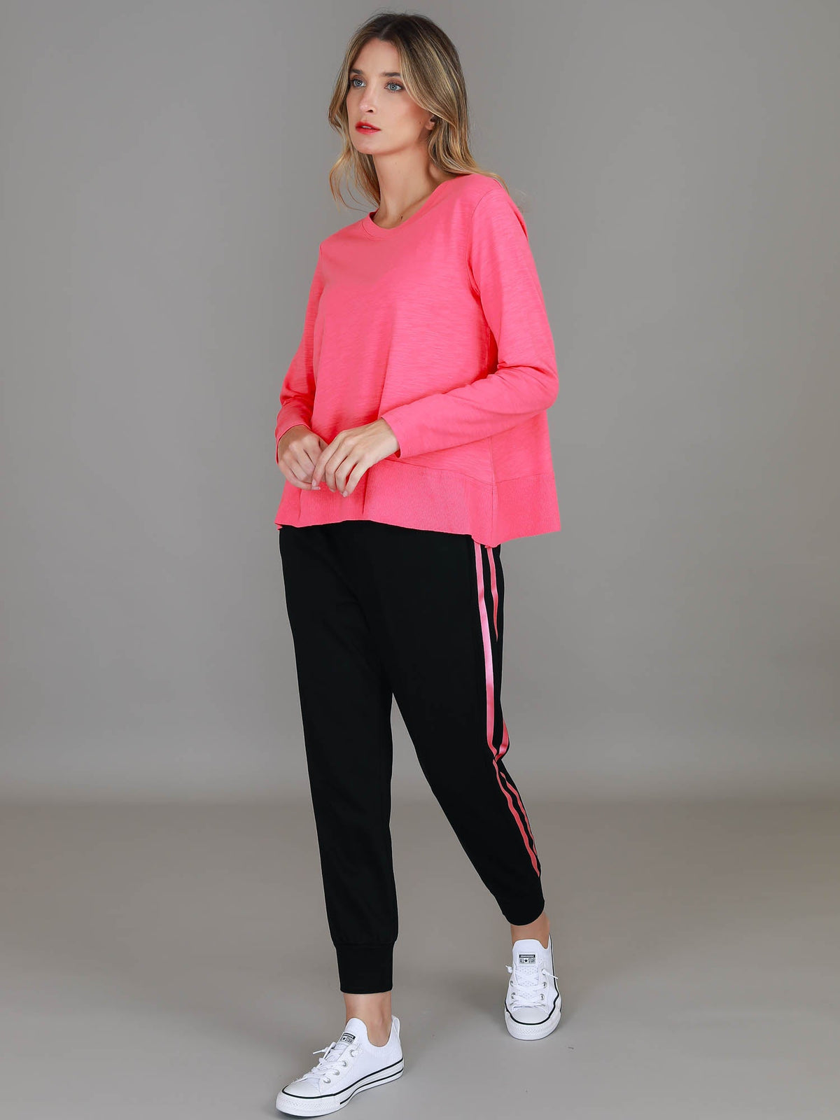 Sonya | Women's Long Sleeve T-Shirt – Cotton Slub Jersey