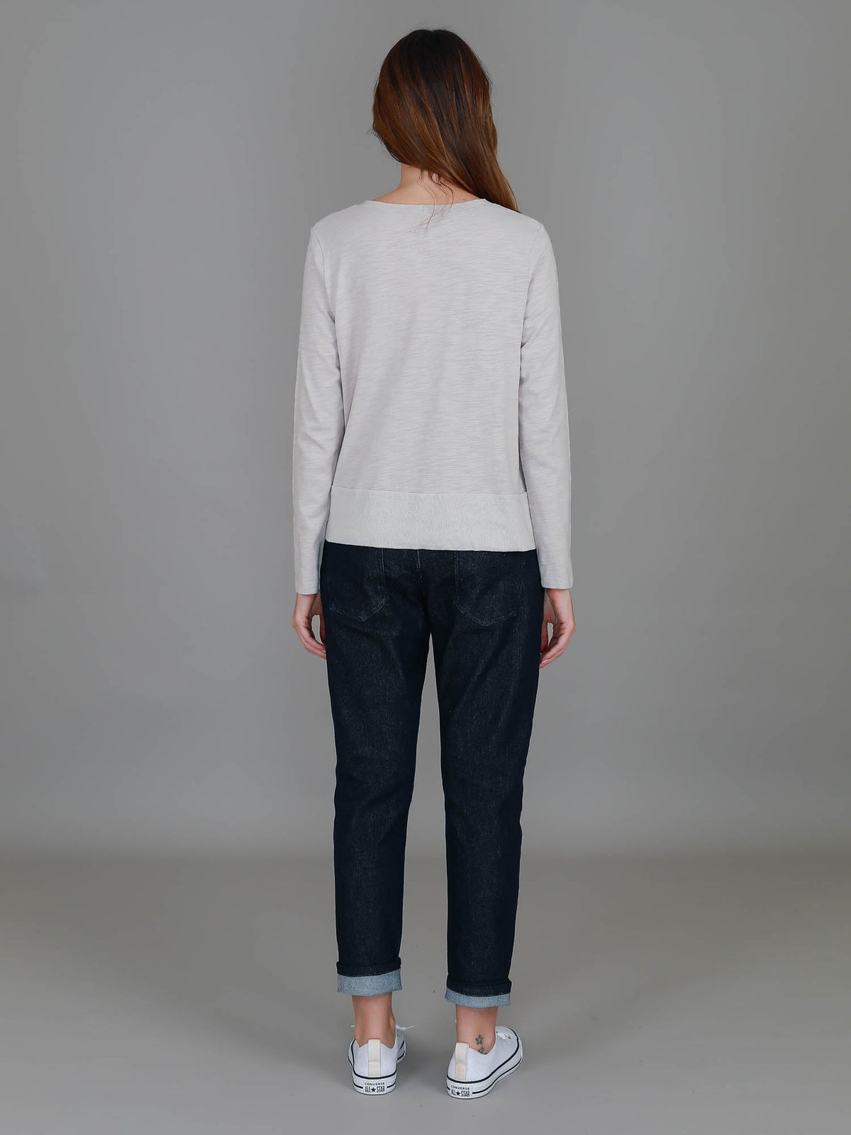 Sonya | Women's Long Sleeve T-Shirt – Cotton Slub Jersey