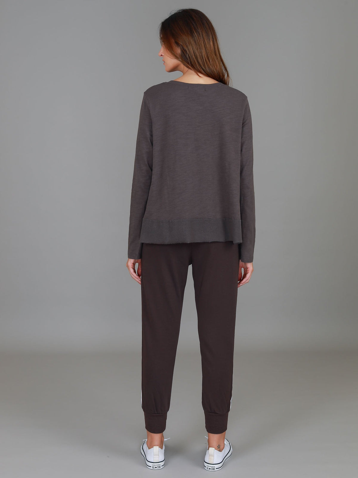 Sonya | Women's Long Sleeve T-Shirt – Cotton Slub Jersey