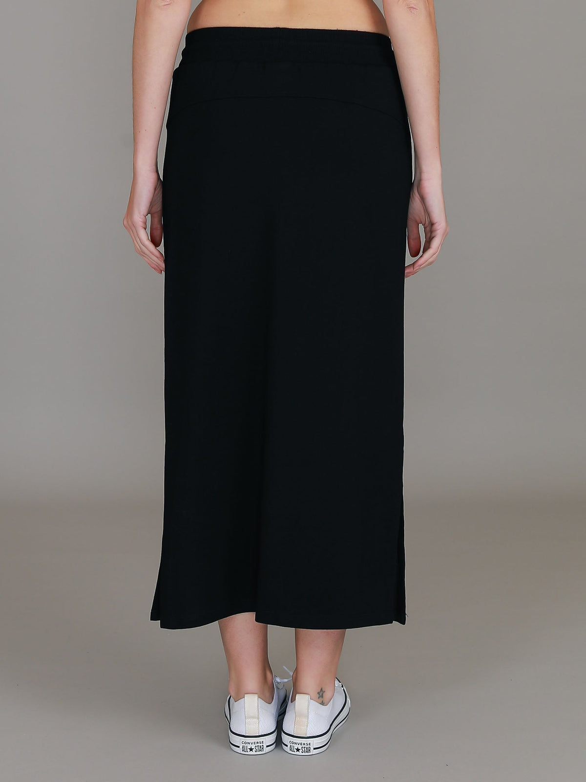 Roberta | Women's Midi Skirt – Cotton French Terry