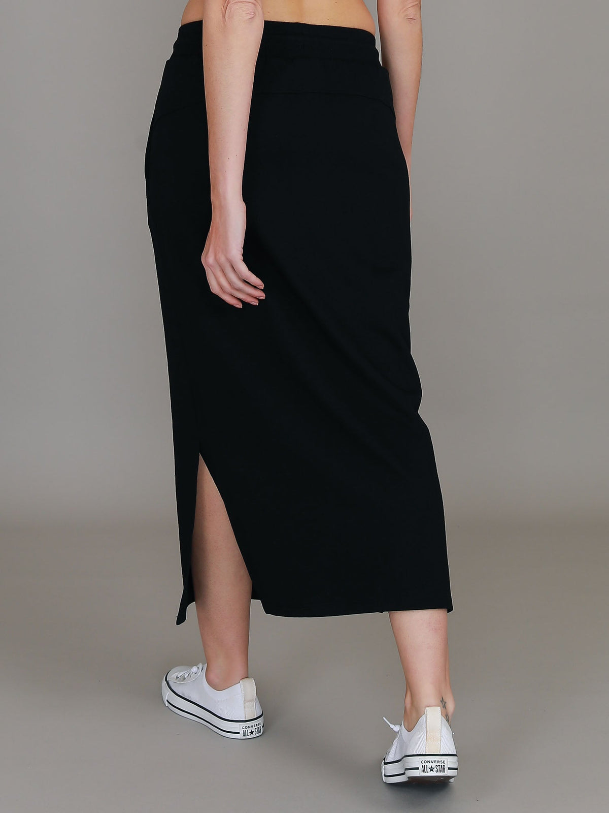 Roberta | Women's Midi Skirt – Cotton French Terry