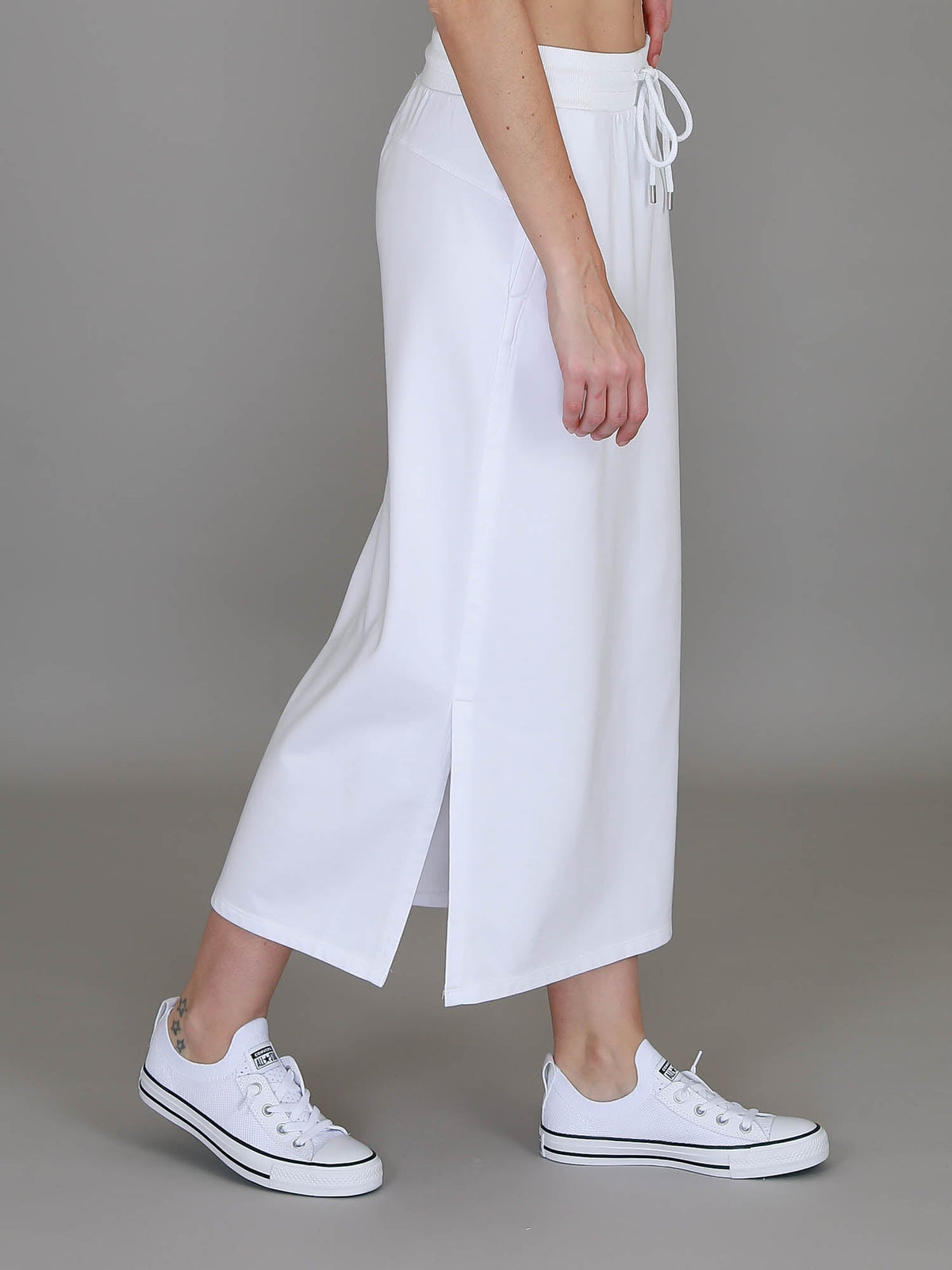 Roberta | Women's Midi Skirt – Cotton French Terry