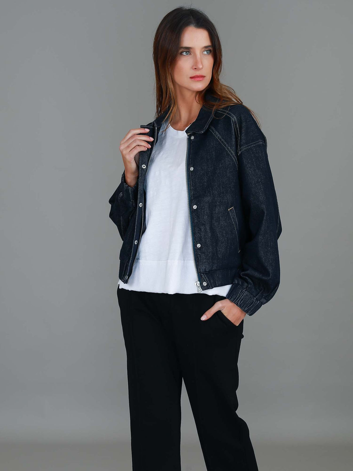 Augusta | Women's Denim Jacket – Cotton