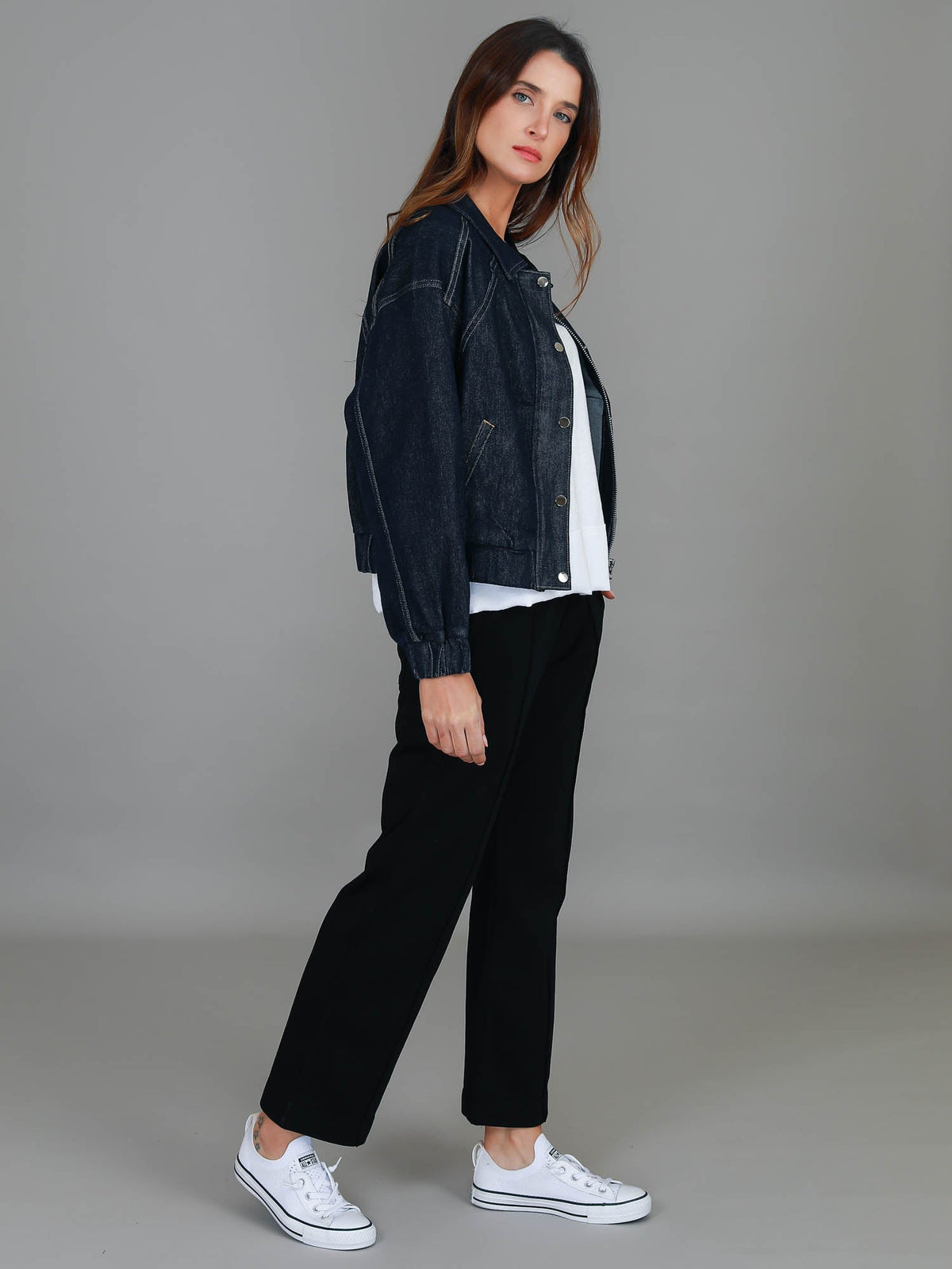 Augusta | Women's Denim Jacket – Cotton