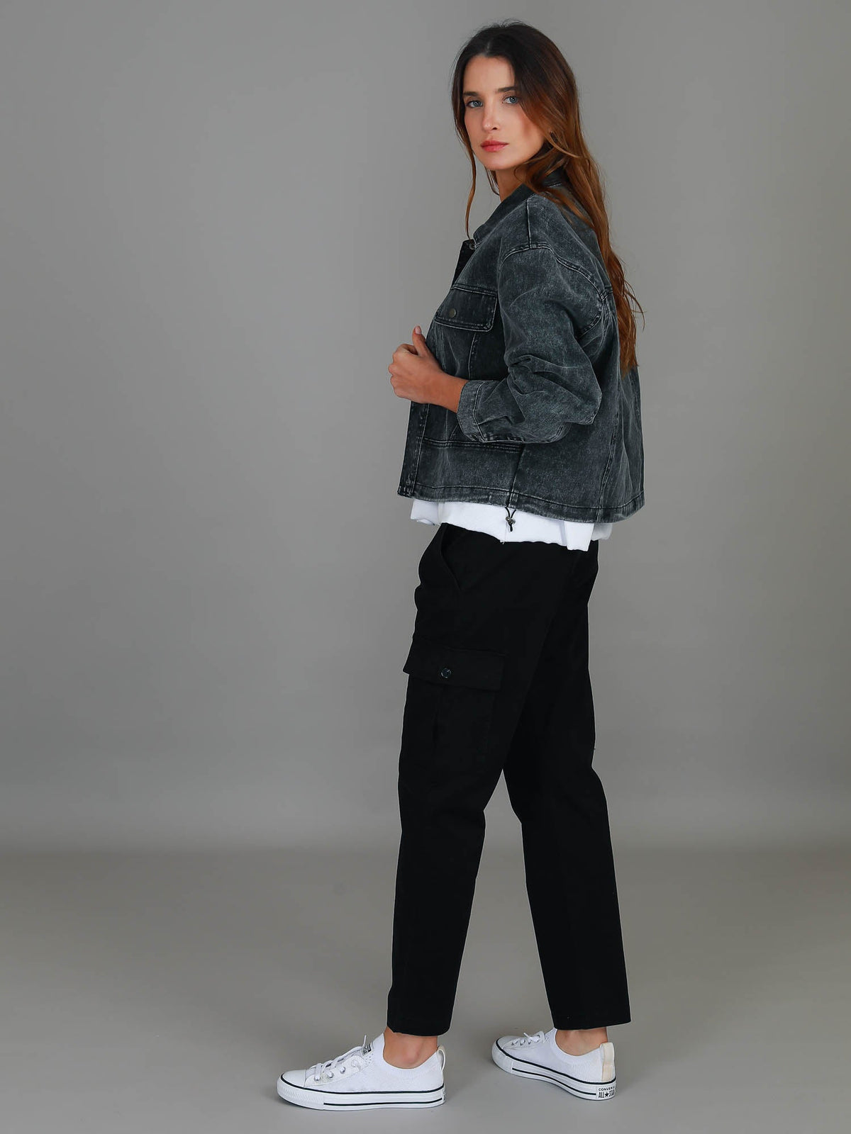 Richmond | Women's Cotton Utility Jacket – Casual Cropped Outerwear