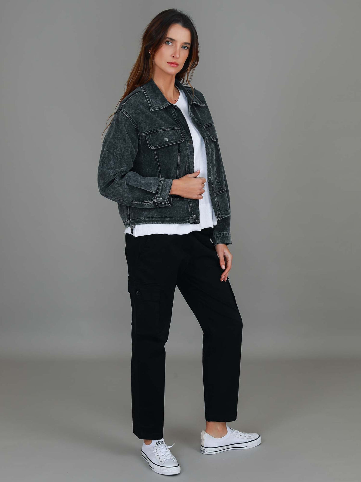 Richmond | Women's Cotton Utility Jacket – Casual Cropped Outerwear
