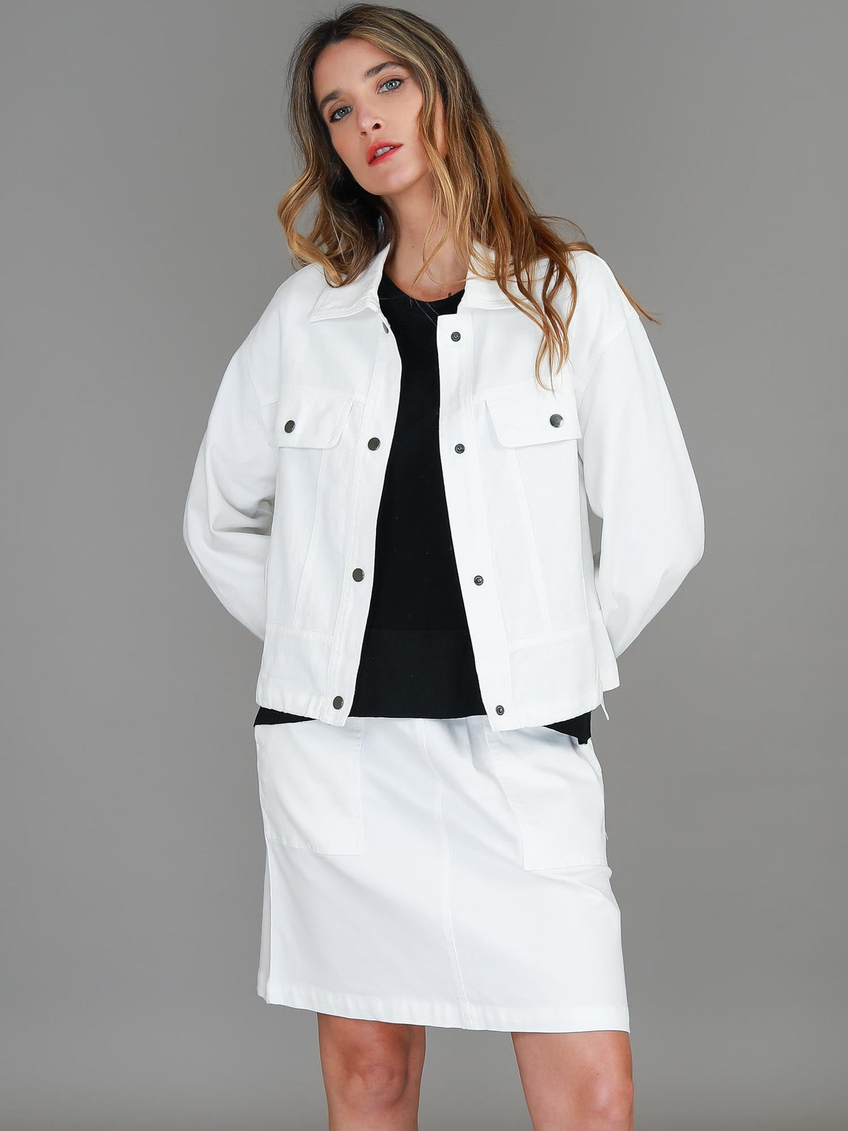 Richmond | Women's Cotton Utility Jacket – Casual Cropped Outerwear