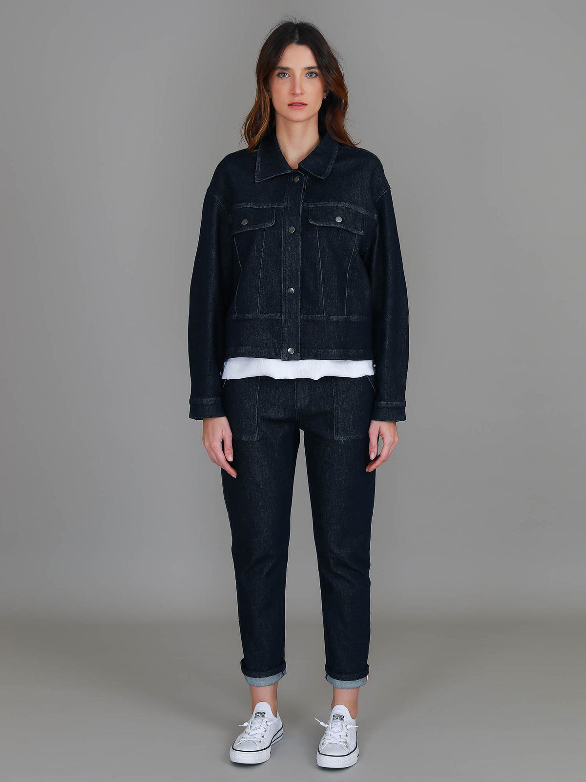 Richmond | Women's Cotton Utility Jacket – Casual Cropped Outerwear