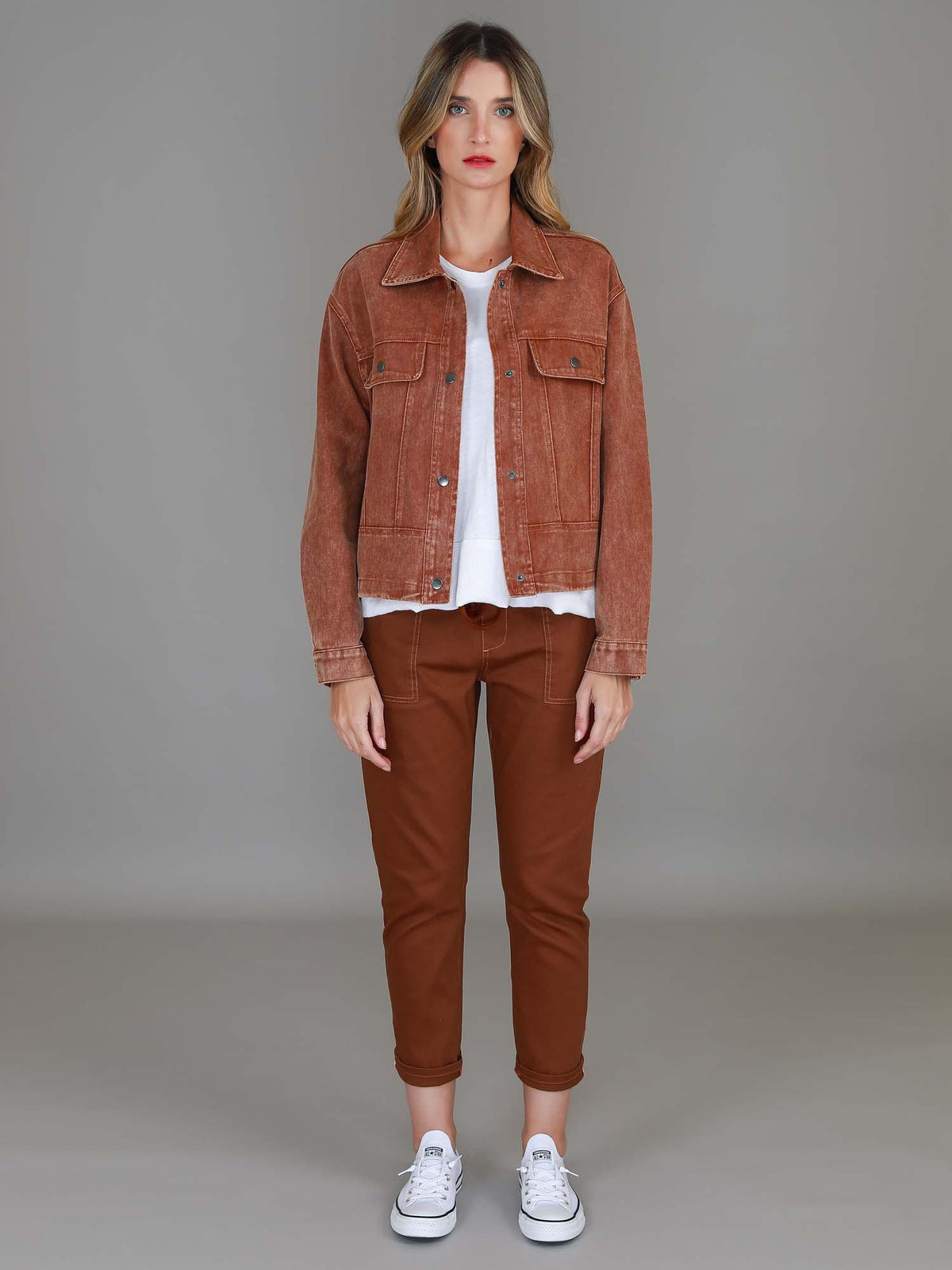 Richmond | Women's Cotton Utility Jacket – Casual Cropped Outerwear