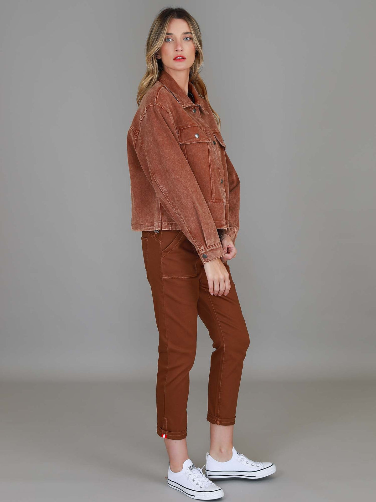 Richmond | Women's Cotton Utility Jacket – Casual Cropped Outerwear