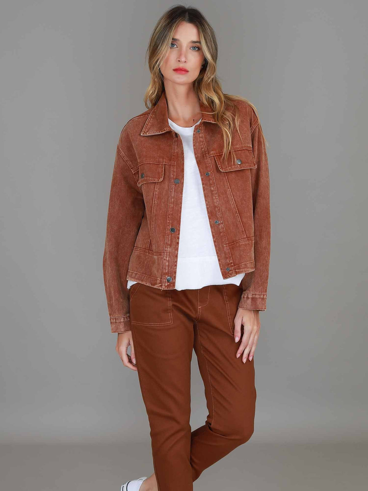 Richmond | Women's Cotton Utility Jacket – Casual Cropped Outerwear