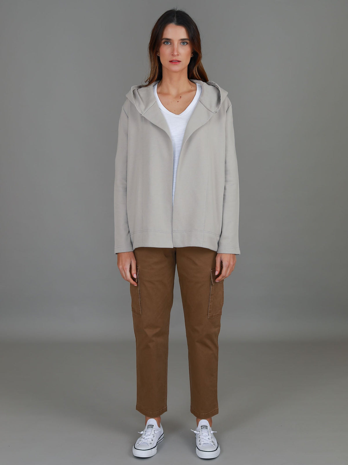 Sally | Women's Hooded Jacket – French Terry