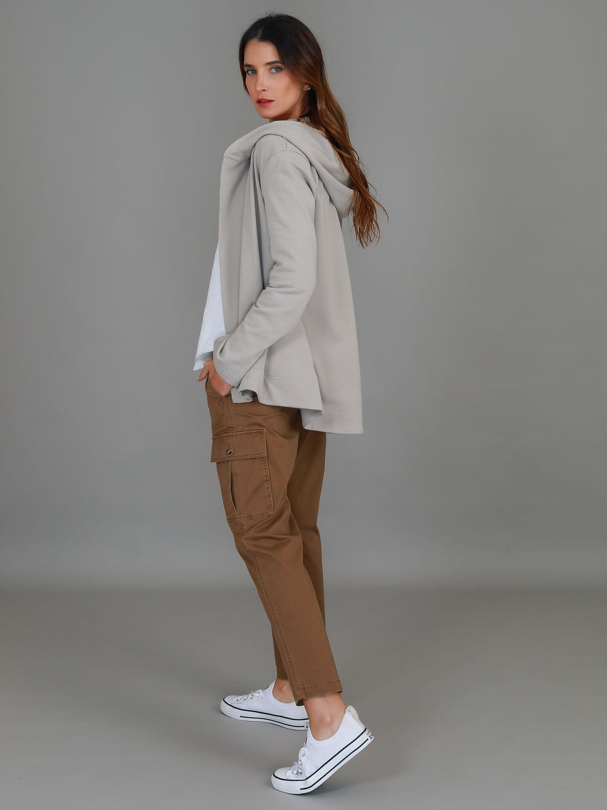 Sally | Women's Hooded Jacket – French Terry