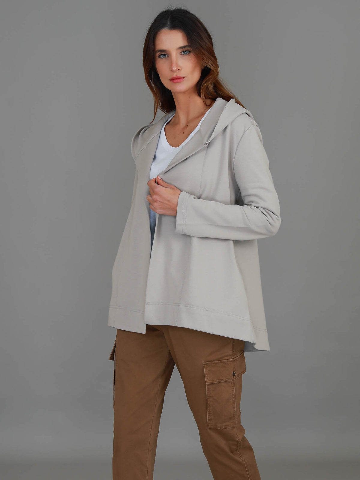 Sally | Women's Hooded Jacket – French Terry