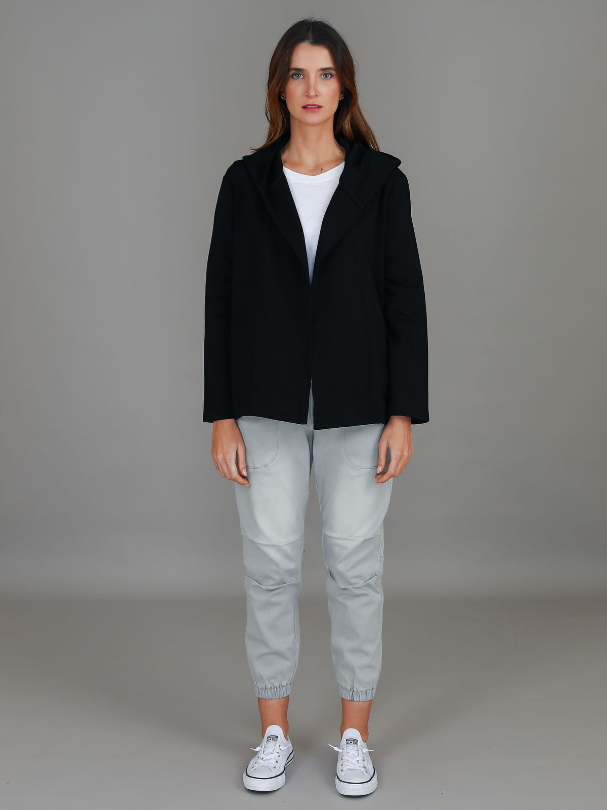 Sally | Women's Hooded Jacket – French Terry
