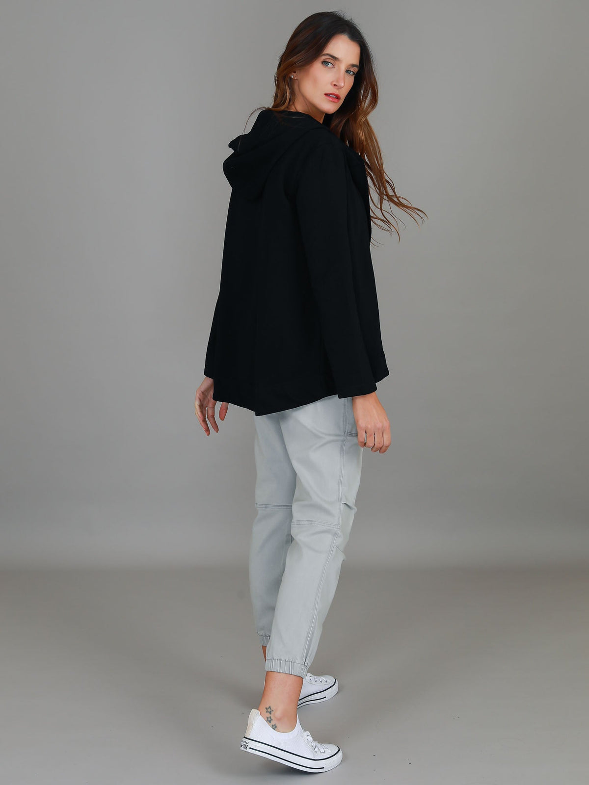 Sally | Women's Hooded Jacket – French Terry