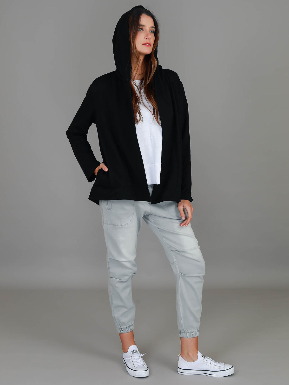 Sally | Women's Hooded Jacket – French Terry