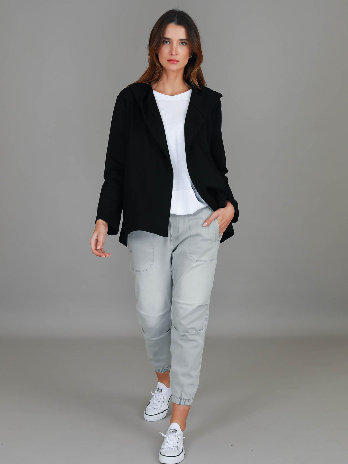 Sally | Women's Hooded Jacket – French Terry
