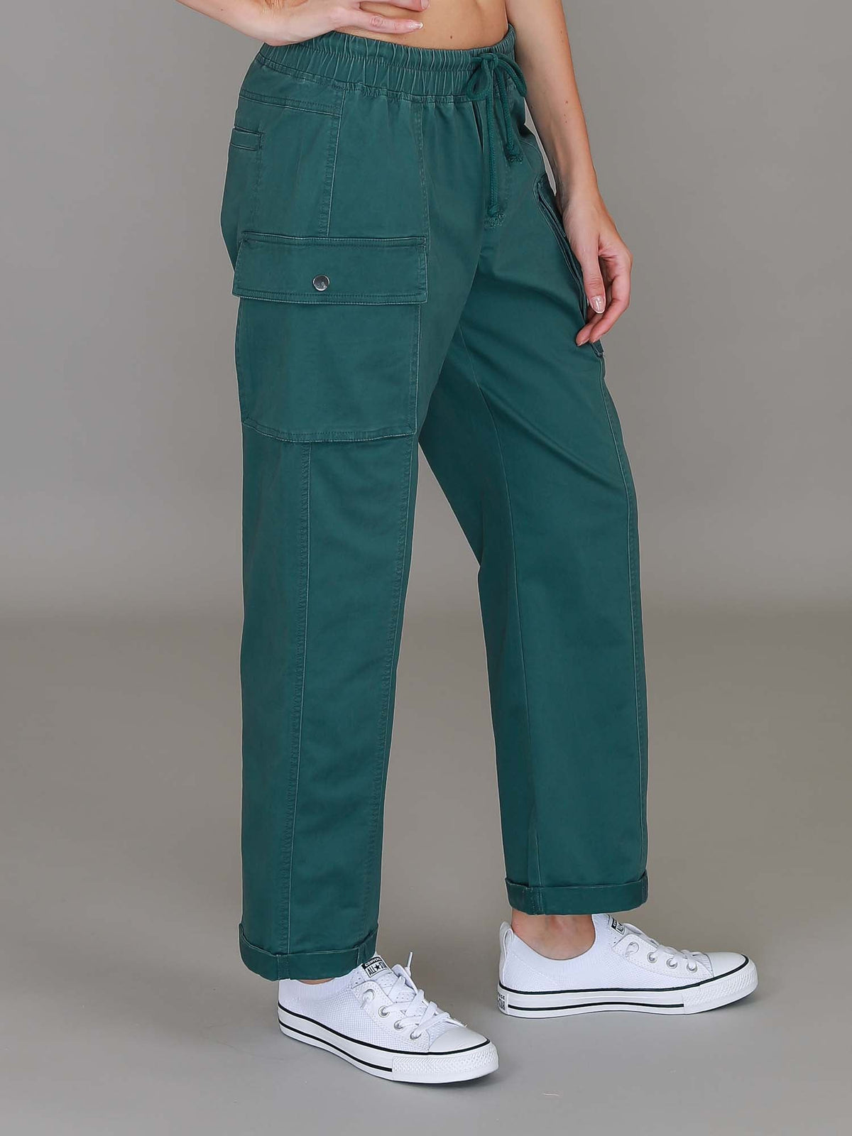 Dee | Women's Straight Leg Cargo Chino Pants