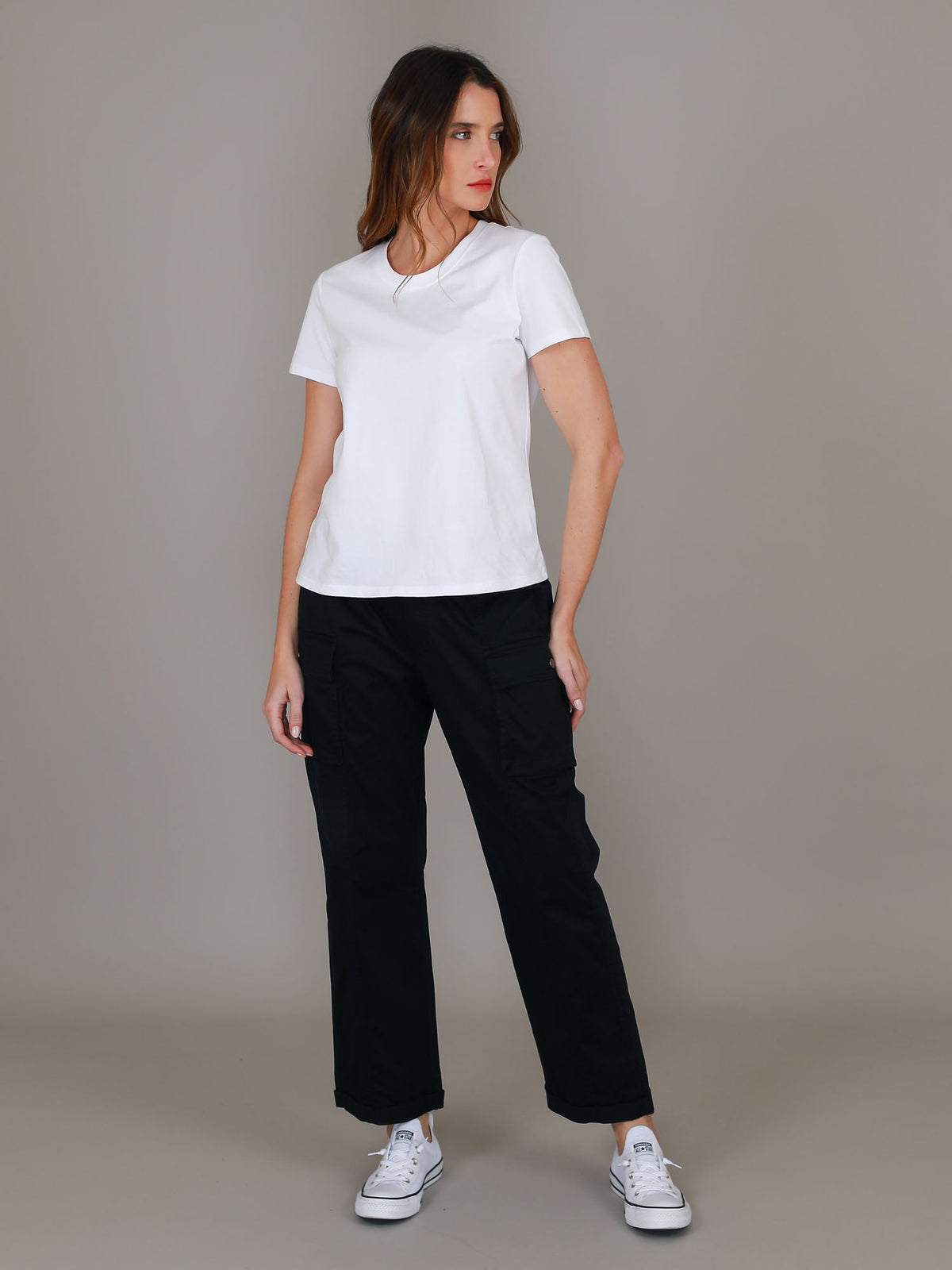 Dee | Women's Straight Leg Cargo Chino Pants