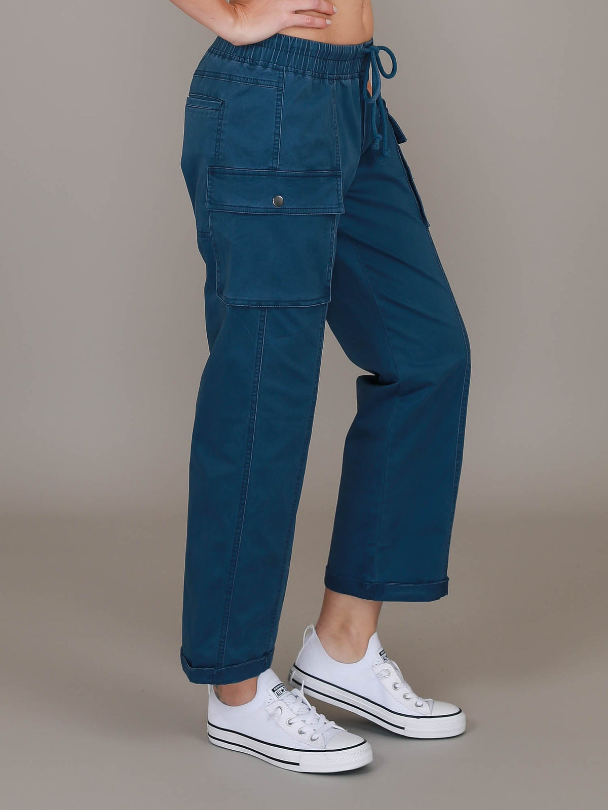 Dee | Women's Straight Leg Cargo Chino Pants