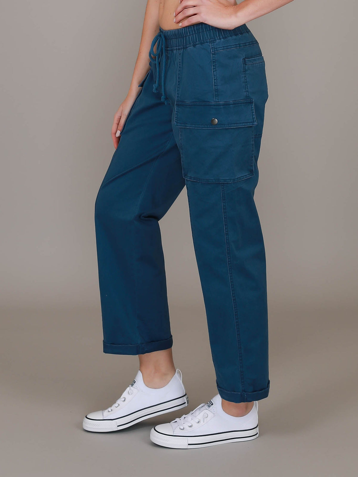 Dee | Women's Straight Leg Cargo Chino Pants