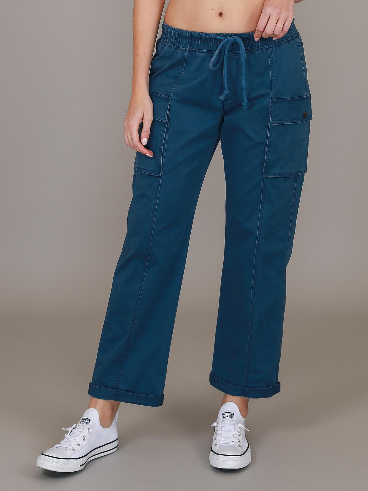 Dee | Women's Straight Leg Cargo Chino Pants