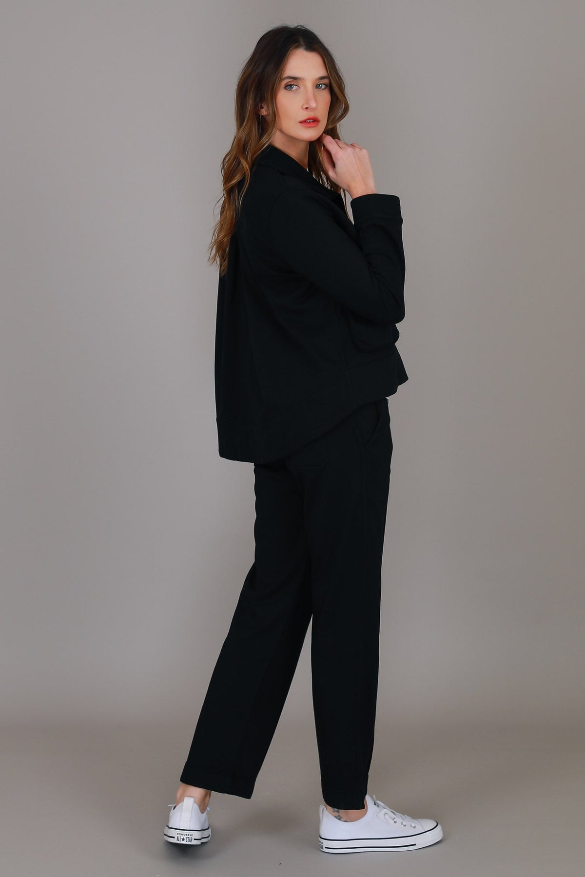 Caroll | Women's Utility Jacket – Button Front, Flap Pockets