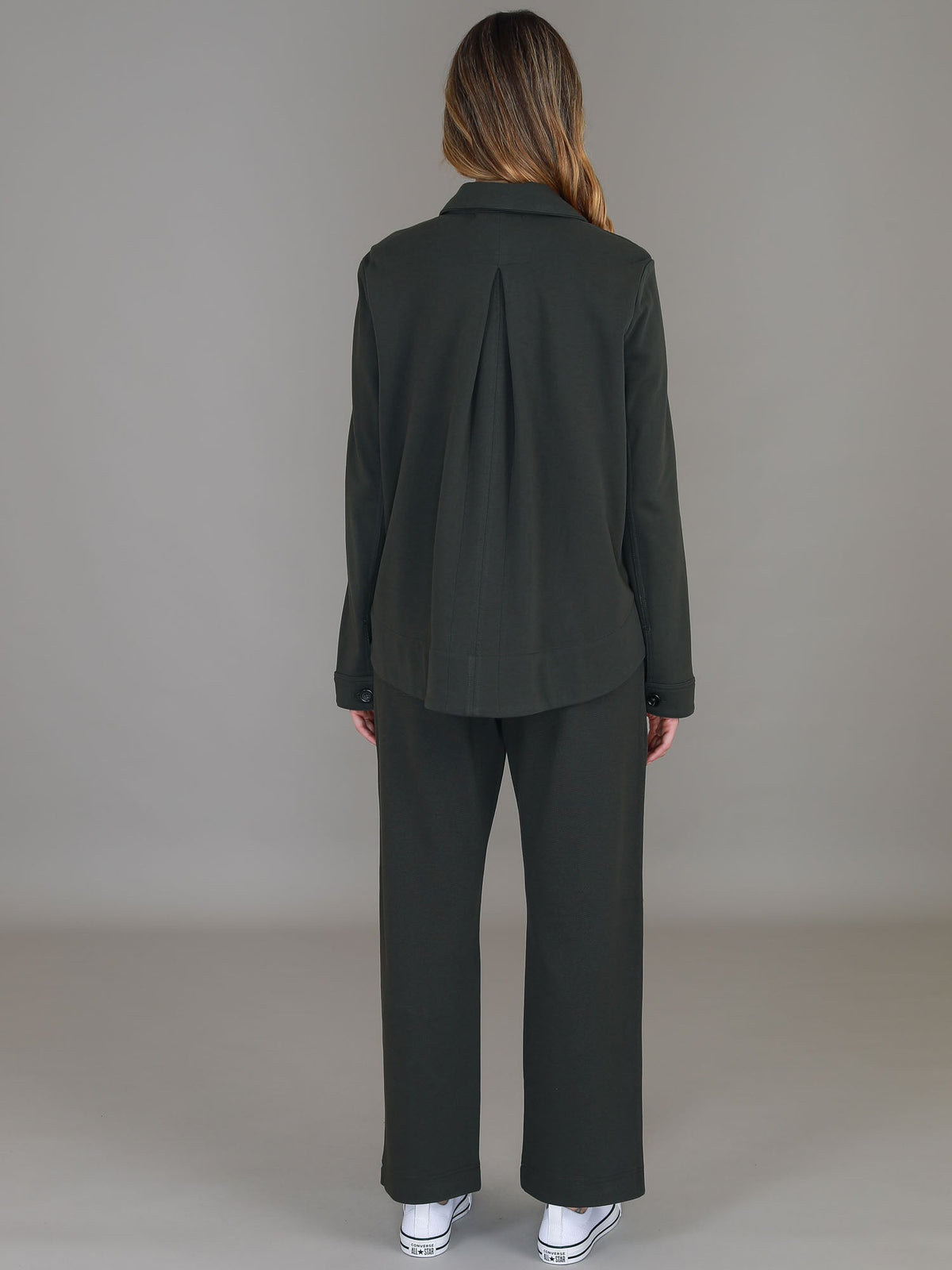 Caroll | Women's Utility Jacket – Button Front, Flap Pockets