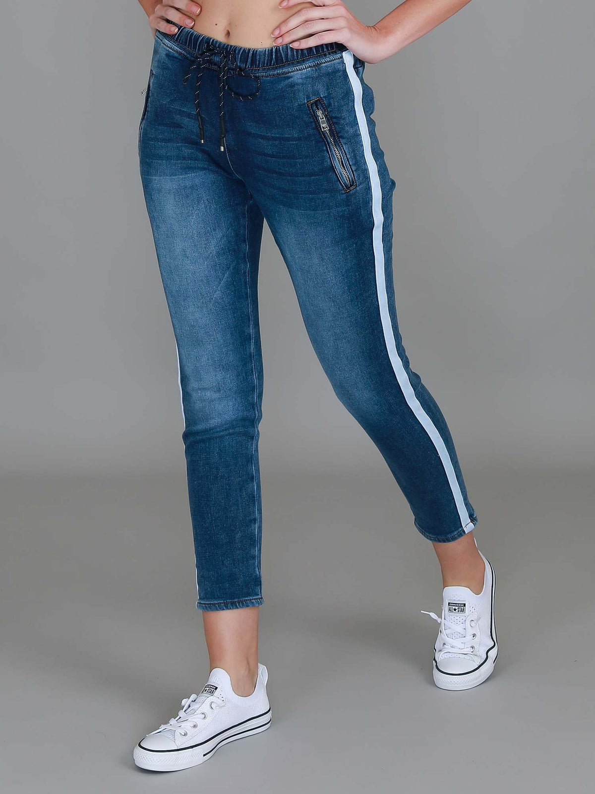 Molly | Women's Slim Fit Jogger Jean – Stretch Denim