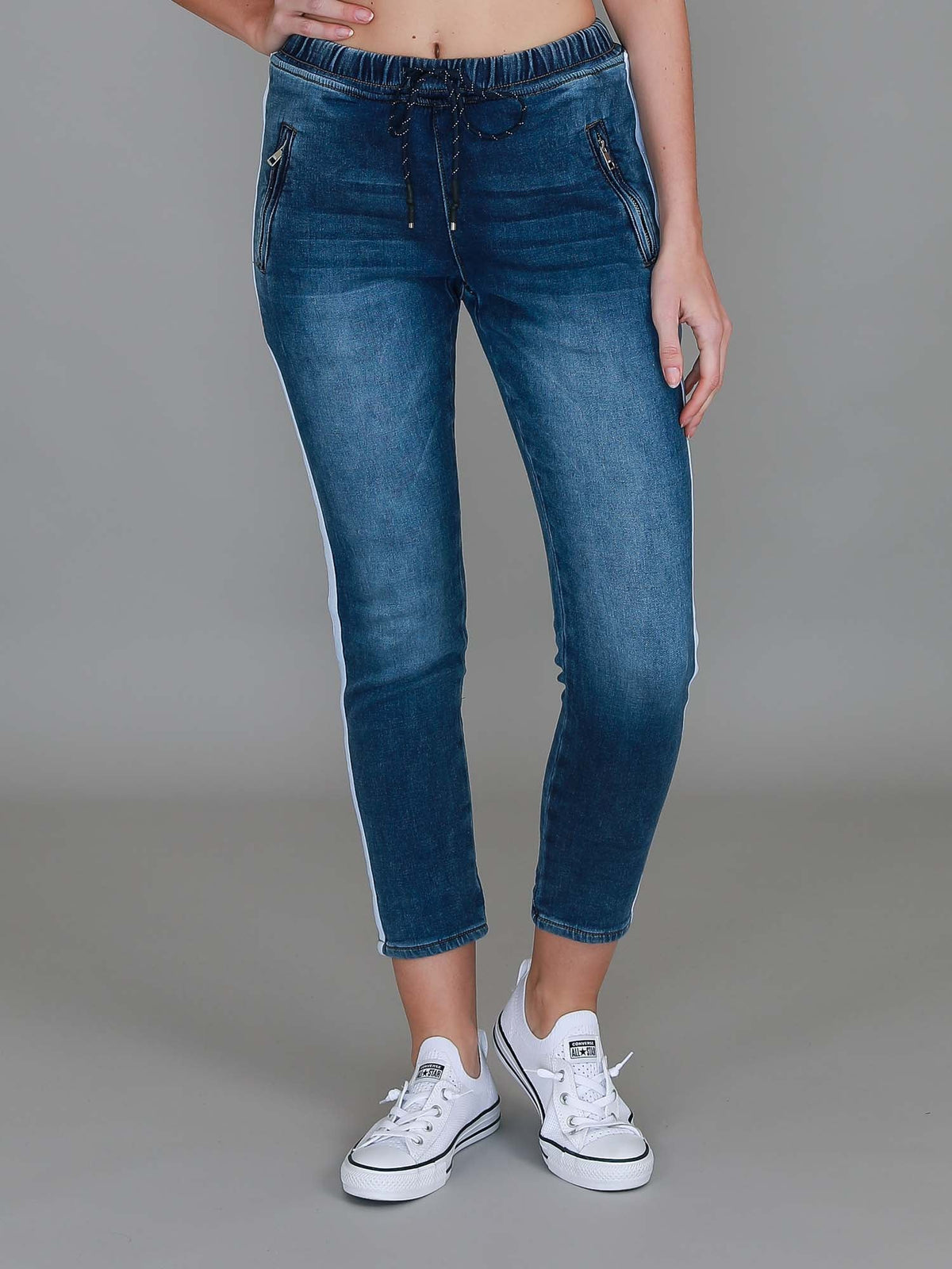 Molly | Women's Slim Fit Jogger Jean – Stretch Denim