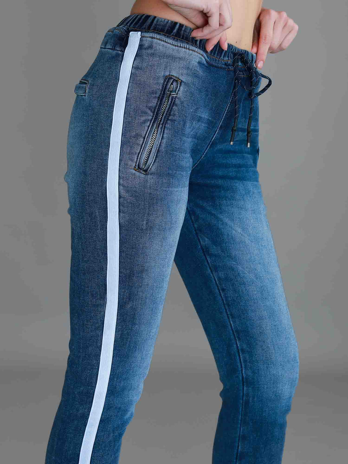 Molly | Women's Slim Fit Jogger Jean – Stretch Denim