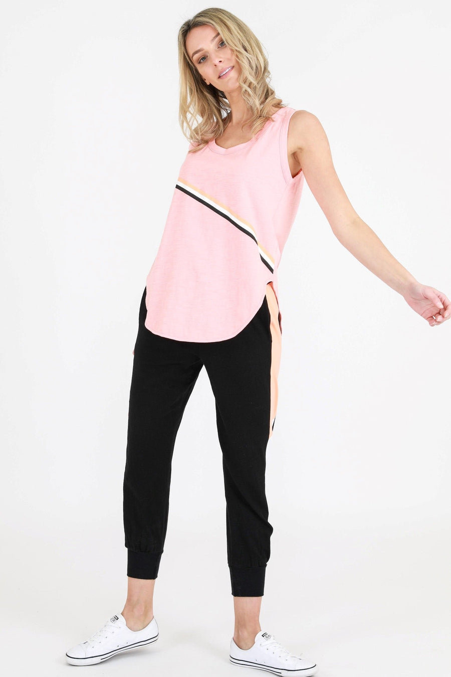 Emma Diagonal Print Tank Top (Sale)