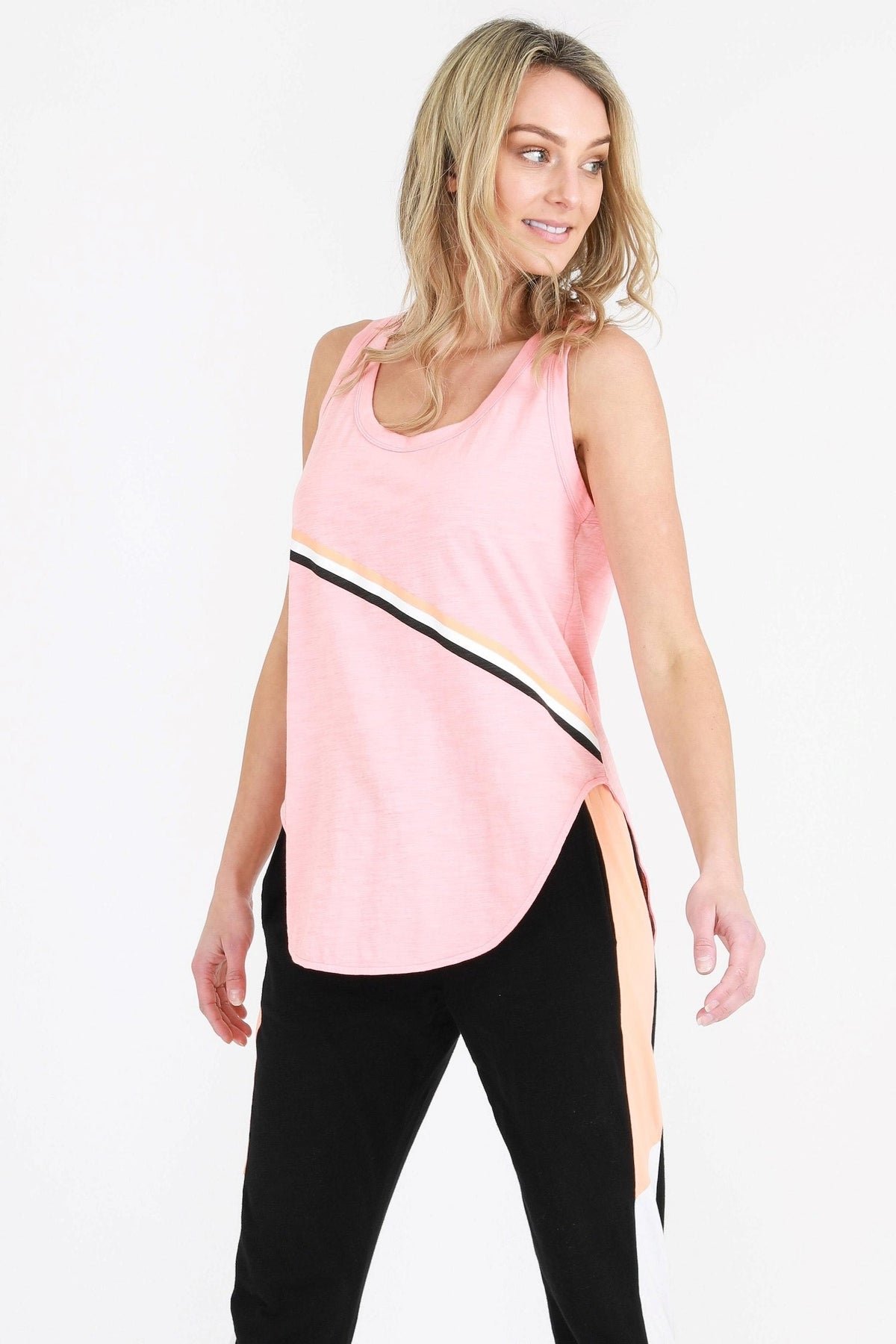 Emma Diagonal Print Tank Top (Sale)