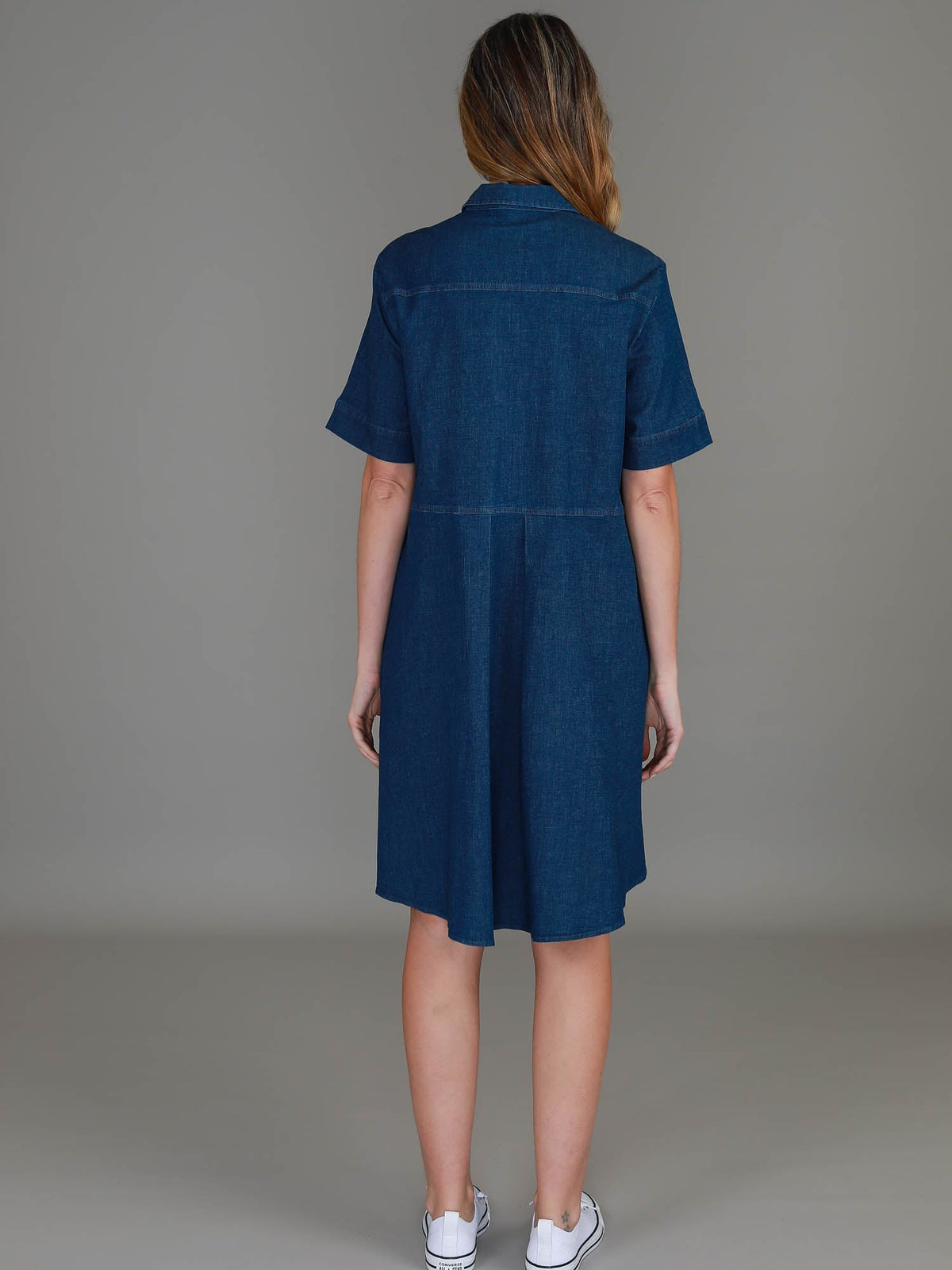 Thelma Denim Shirt Dress