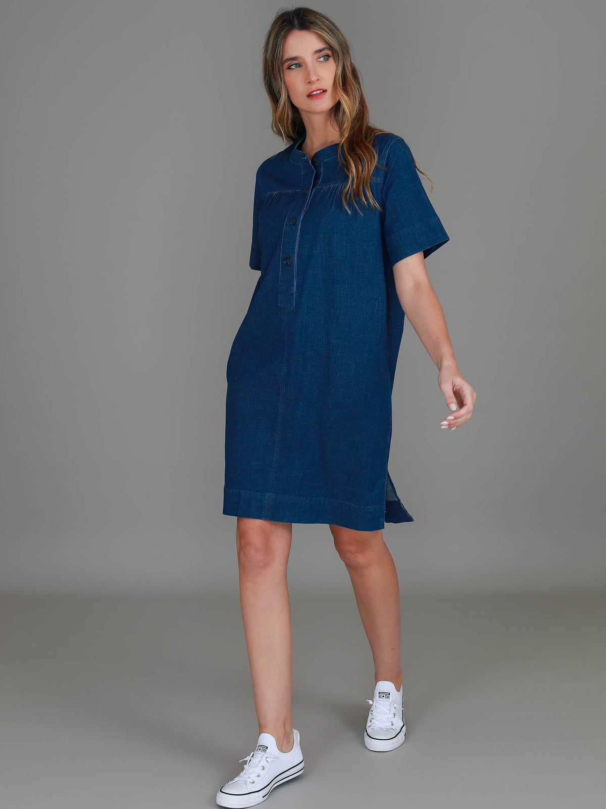 Tiffany Denim Shirt Dress