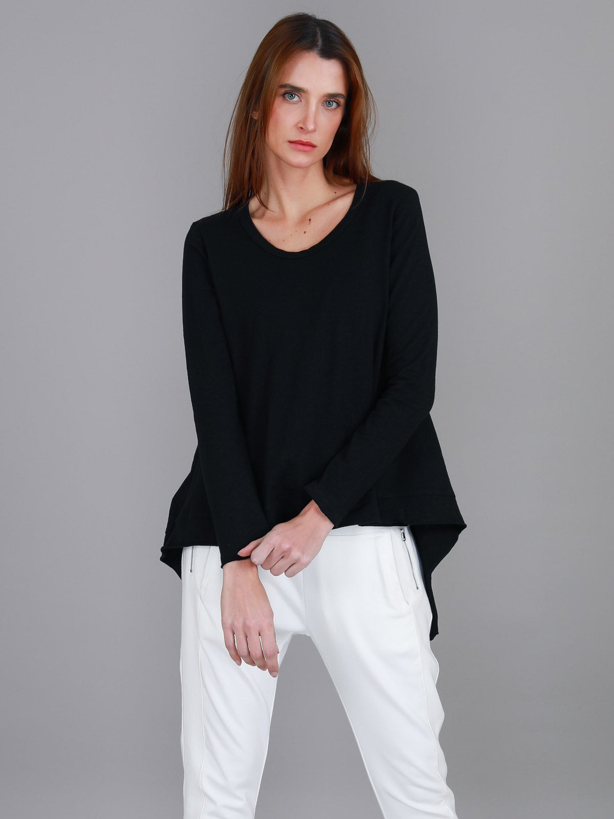 Willow Asymmetrical Hem T Shirt