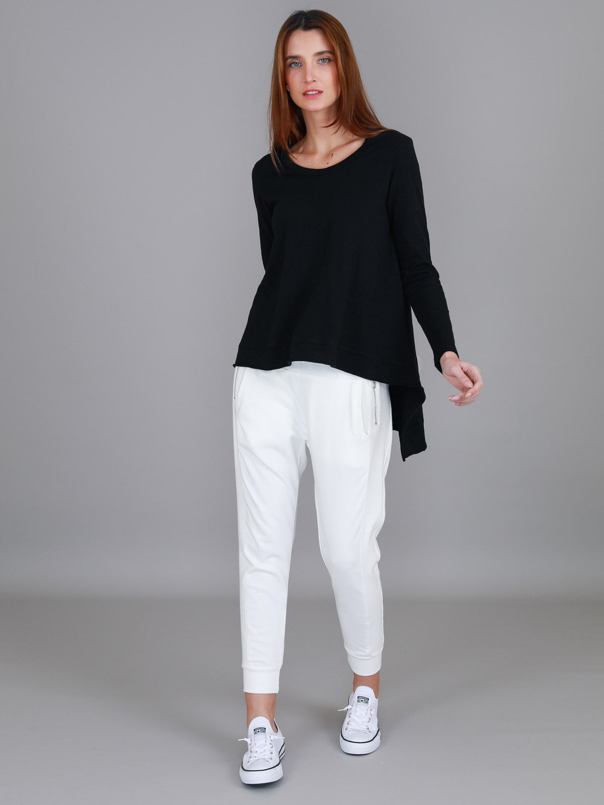 Willow Asymmetrical Hem T Shirt