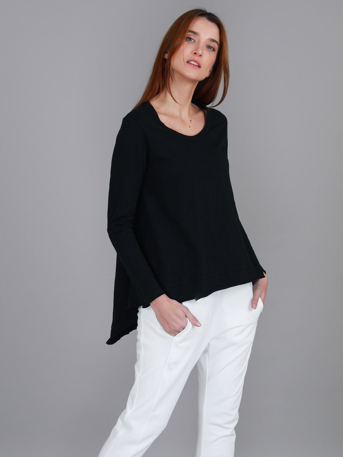 Willow Asymmetrical Hem T Shirt