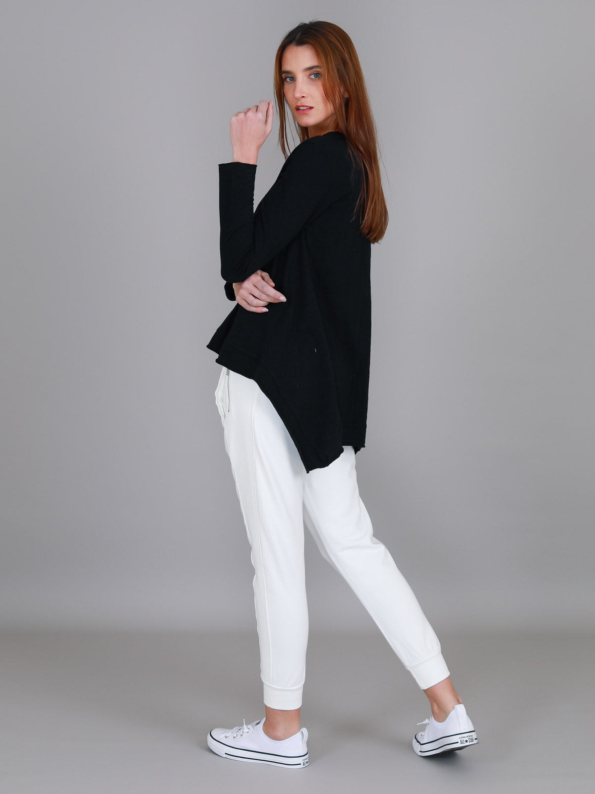Willow Asymmetrical Hem T Shirt