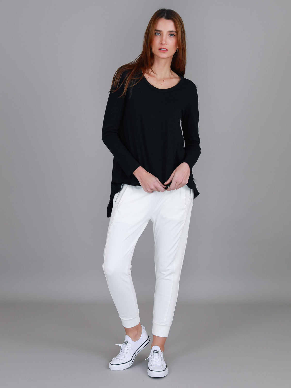 Willow Asymmetrical Hem T Shirt