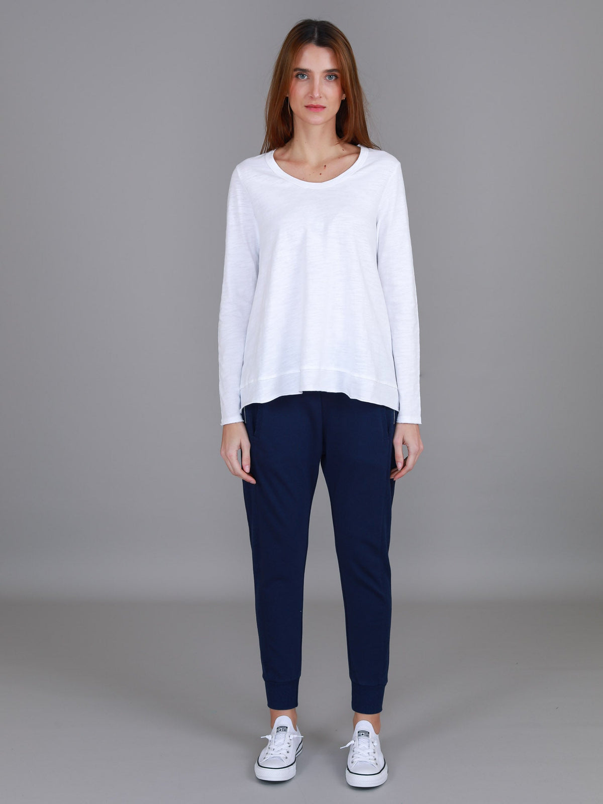 Willow Asymmetrical Hem T Shirt