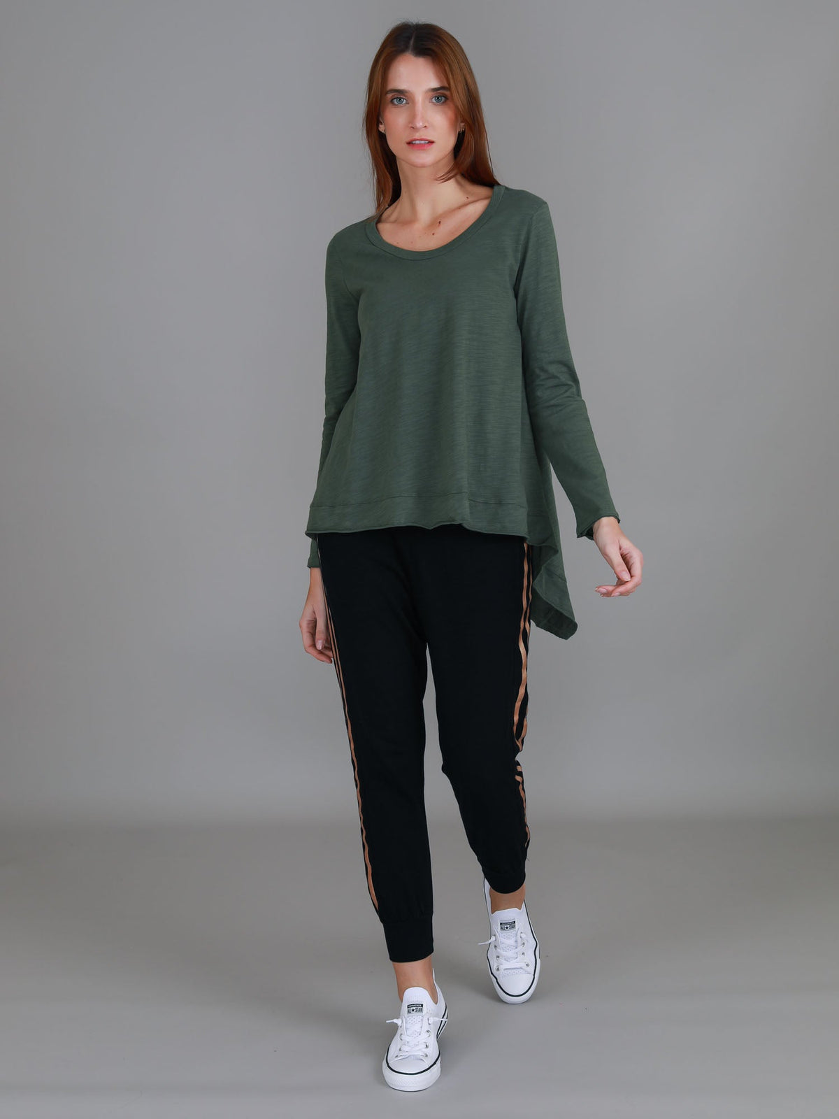 Willow Asymmetrical Hem T Shirt
