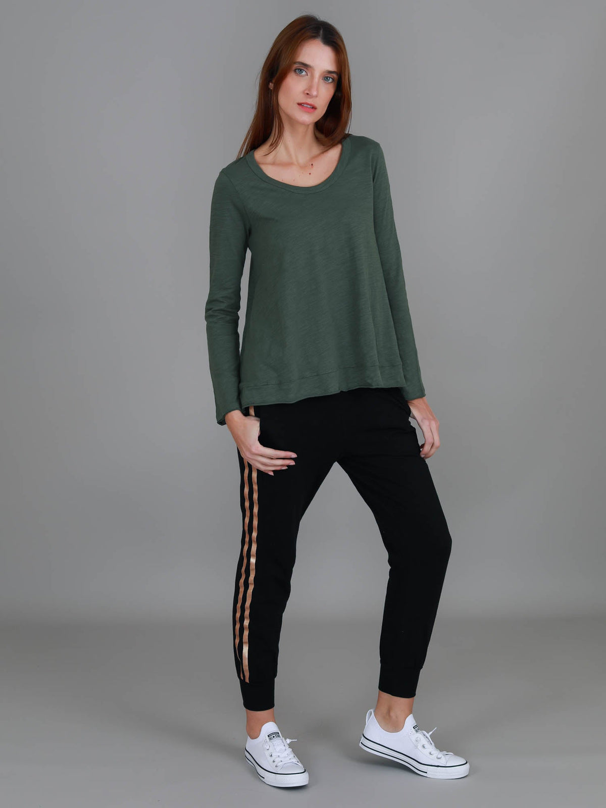 Willow Asymmetrical Hem T Shirt